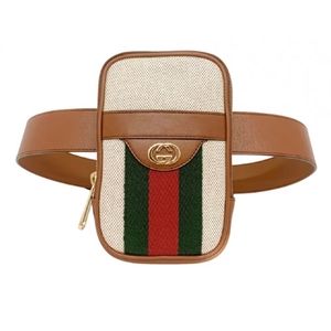 Gucci Sand Belt and Pouch
